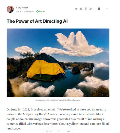 Medium Article